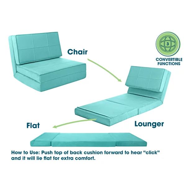Sillon convertible de 3 posiciones your zone