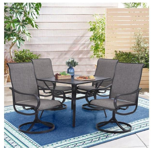 Baner Garden N87 5 Piezas Muebles De Exterior Completo Patio